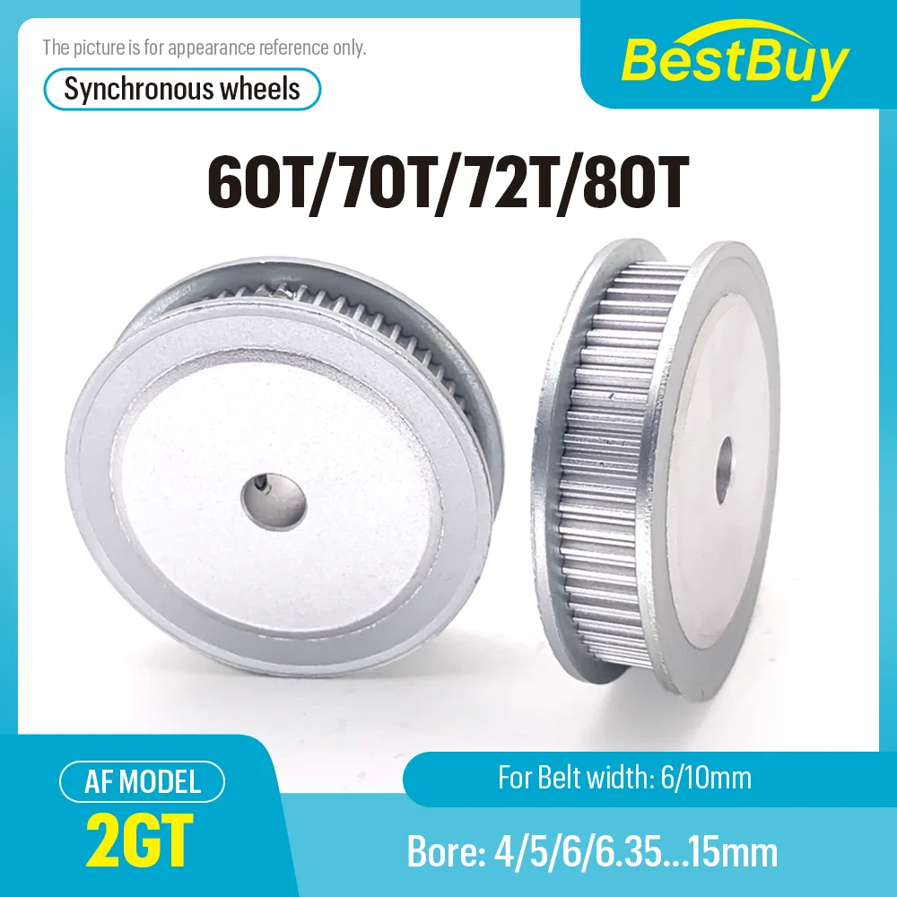 

Ремень ГРМ 2GT 3D-печать GT2 60T/70T/72T/80T Отверстие шкива ГРМ 4-15 мм Для ширины ремня: 6/10 мм GT2 AF