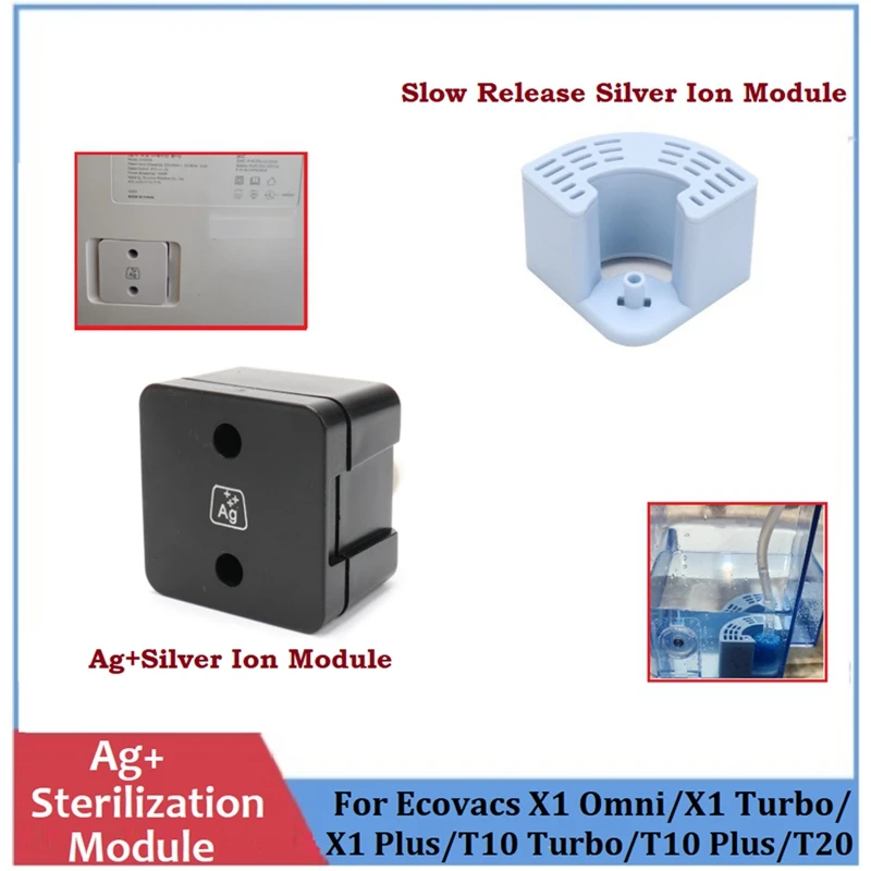 

For Ecovacs Deebot Ag+ Sterilization Module Silver Ion Parts For X1 Omni/X1 Turbo/X1 Plus/T10 Turbo/T10 Plus/T20 Pro