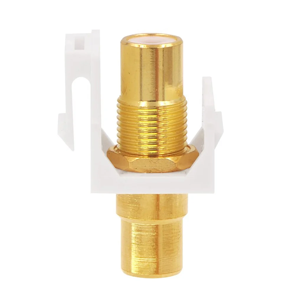 10 шт. разъём RCA Keystone Jack для настенной пластины