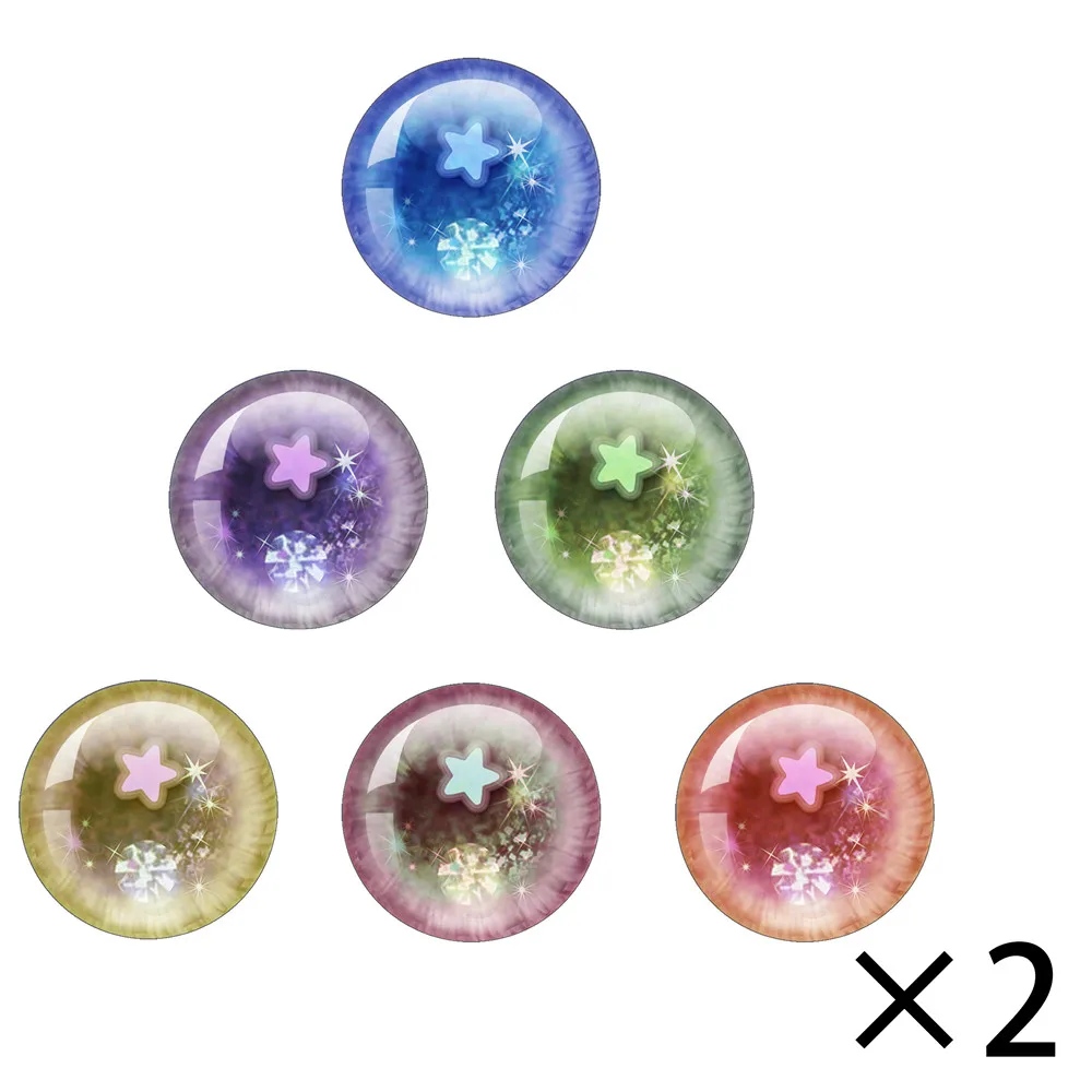 Кабошоны для кукол Блит, стеклянные глаза, 12 штук | AliExpress