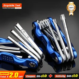 Набор сложенных шестигранных гаечных ключей, 89 шт.