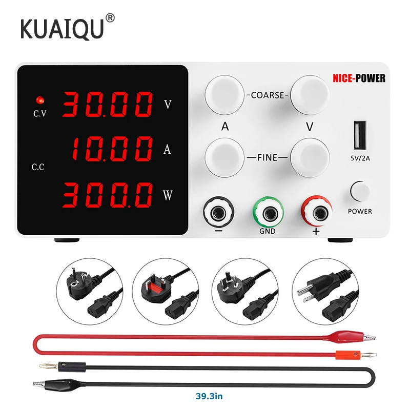 Регулируемый источник питания постоянного тока 30 в 10 А 60 в 5 А 120 В лабораторный Настольный стабилизированный источник питания регулятор напряжения переключатель быстрая доставка
