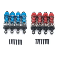 8pcs metal shock absorber damper for wltoys 124019 124018 144001 rc car spare parts upgrade accessoriesblue red