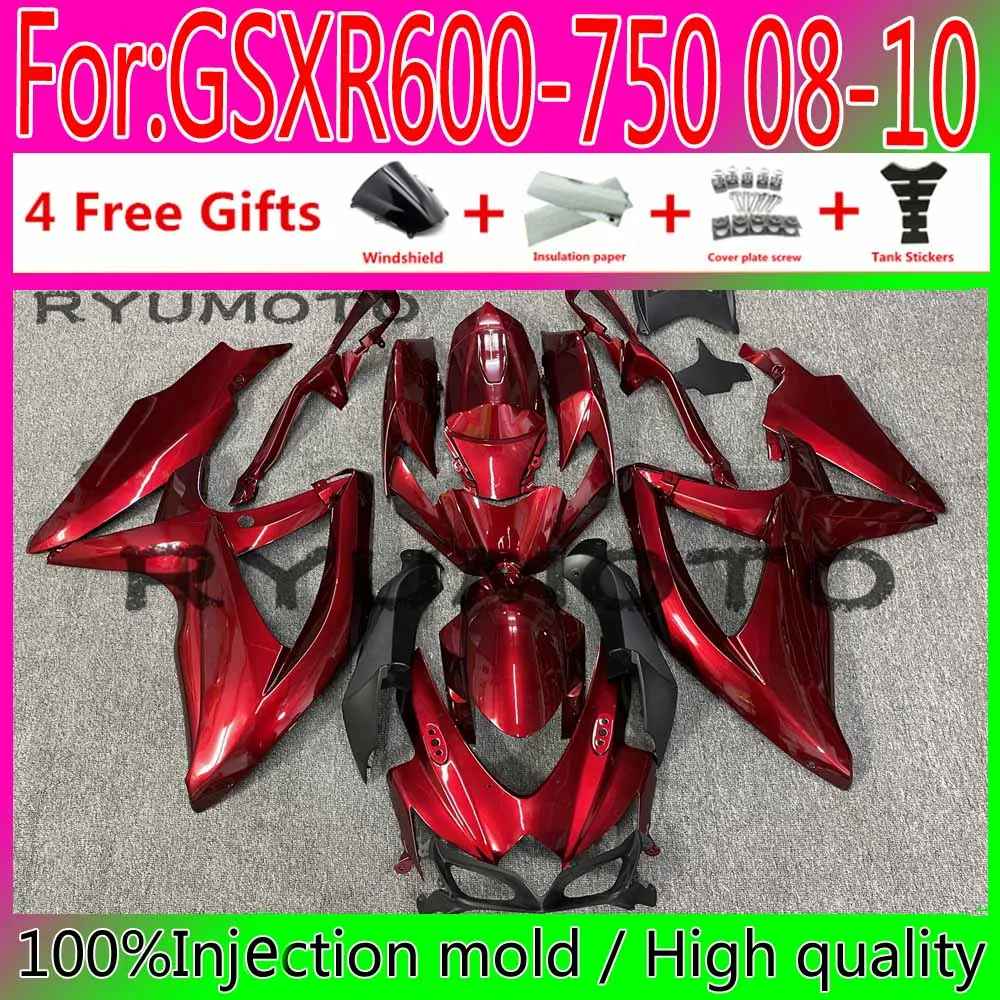 

Motorcycle ABS Injection Fairings For Suzuki GSXR600 GSXR750 2008 2009 2010 K8 GSXR 600 750 08 09 10 Fairing