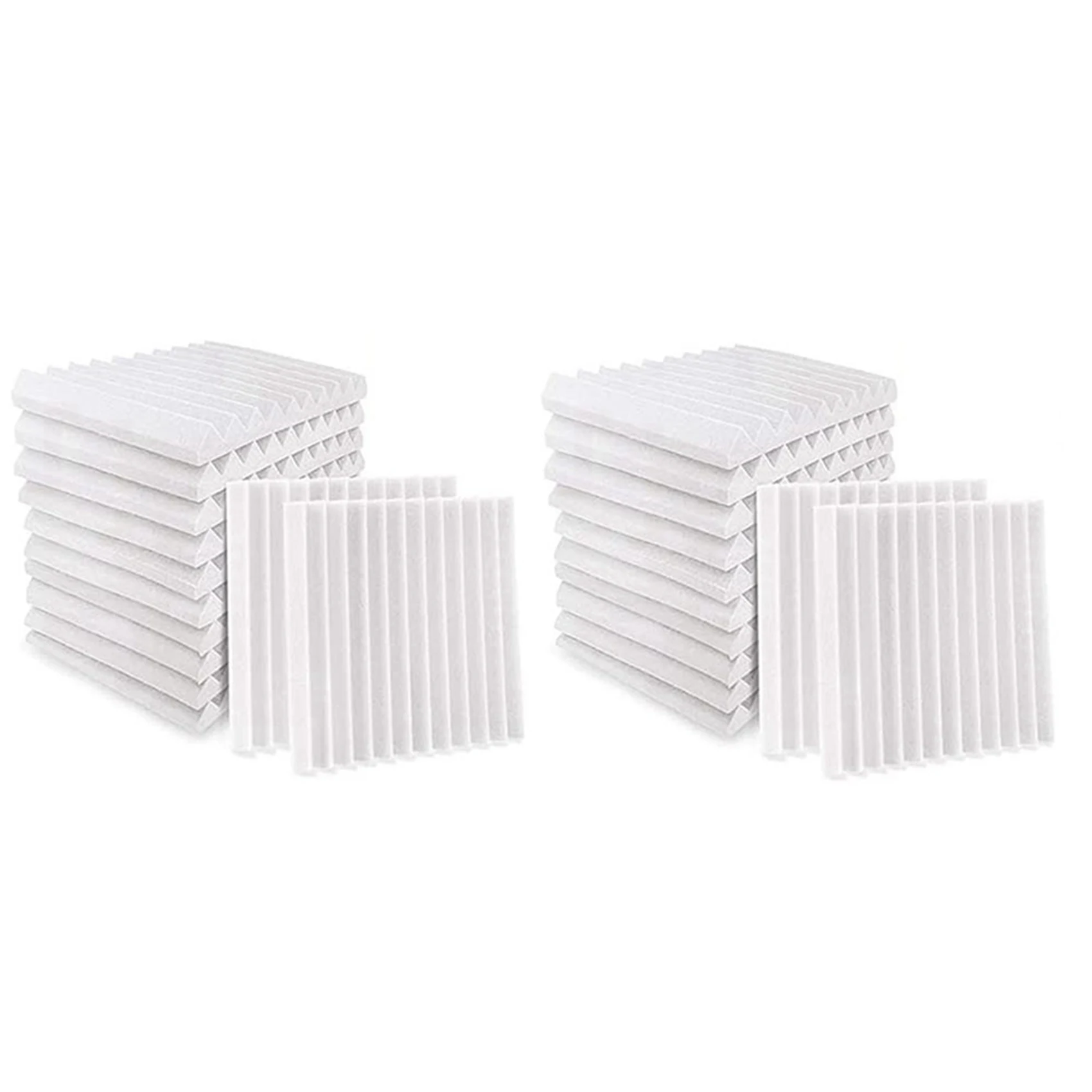 

24Pcs Acoustic Foam Board,Studio Wedge Tile,Acoustic Foam Soundproof Pyramid Studio Treatment Wall Panel,Etc,2.5X30X30cm