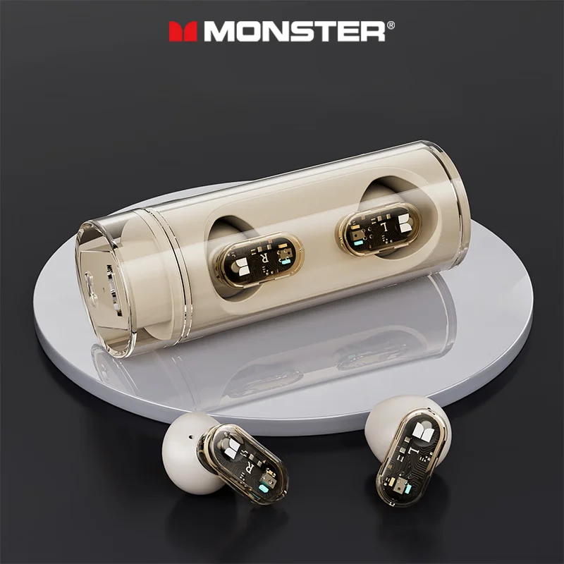 Беспроводная Bluetooth-гарнитура Monster XKT13 V5.3 наушники с Hi-Fi звуком долгим сроком
