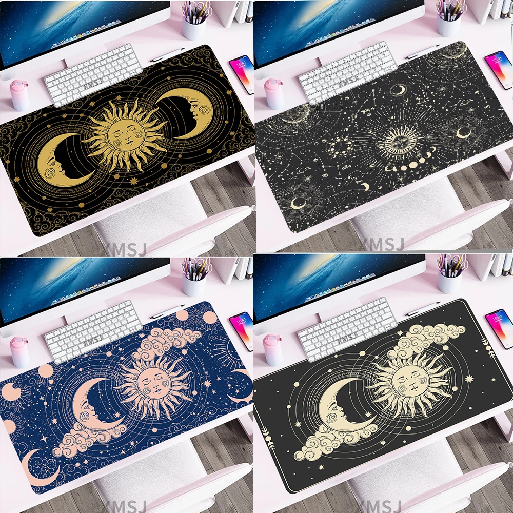 

Sun Moon Large Mouse Pad Gaming Accessories PC Laptop Gaming Mouse Pad for Keyboard Desktop CS GO LOL Gaming Desk Mouse Pad xxl