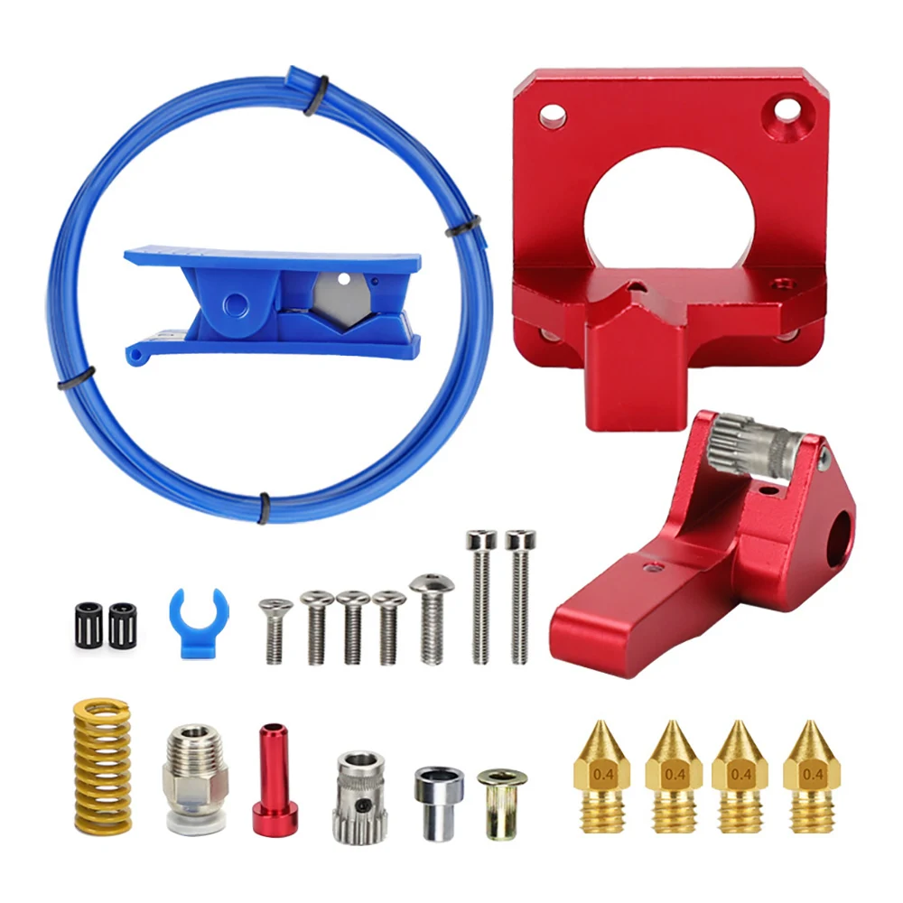 

3D-принтер CR10 PRO Ender3 Btech с двойным шкивом MK8, экструдер, ПТФЭ трубка в комплекте для Ender 3 V2/3/3 Pro/5 CR-10/10S/20/20 Pro