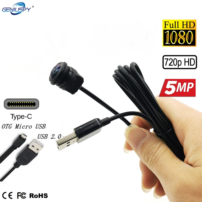 Супер мини USB модуль камеры 720P 1080P 5 Мп MJPEG M12 крепление объектива Linux UVC Android веб-камера для машины видеонаблюдения Diy