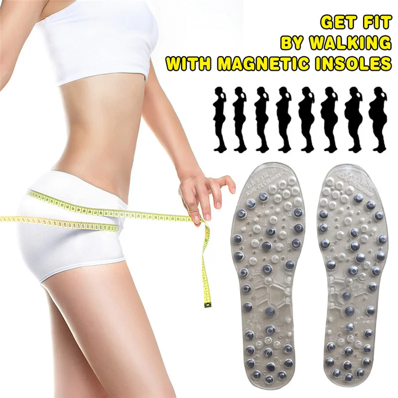 Массажные магнитные стельки унисекс для похудения снижения веса