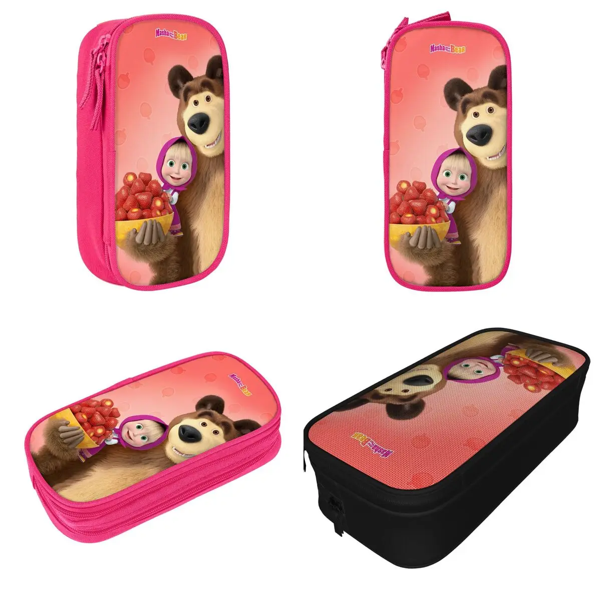 Kawaii M-Mashas And Bear пенал забавные анимированные сумки для ручек студенческие большие