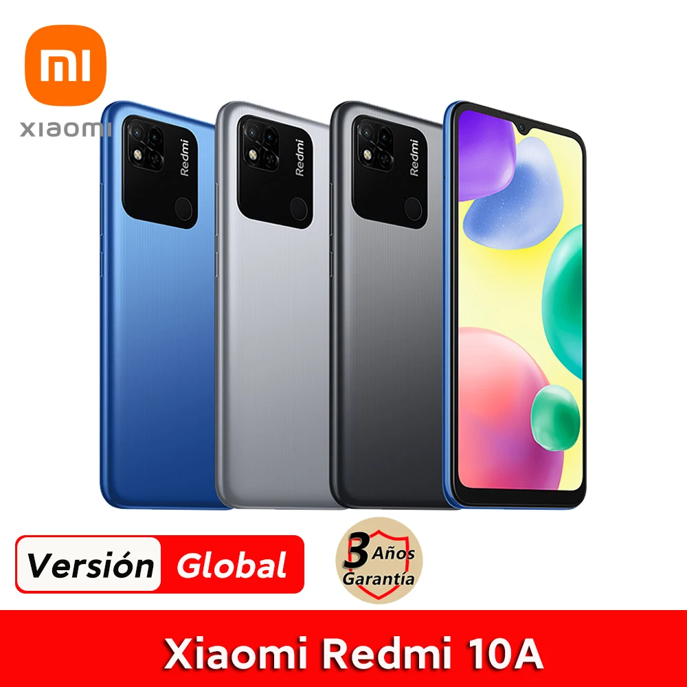 Global Version Xiaomi Redmi 10A 10 A Smartphone Helio G25 64GB/128GB 13MP Dual Camera 6.53