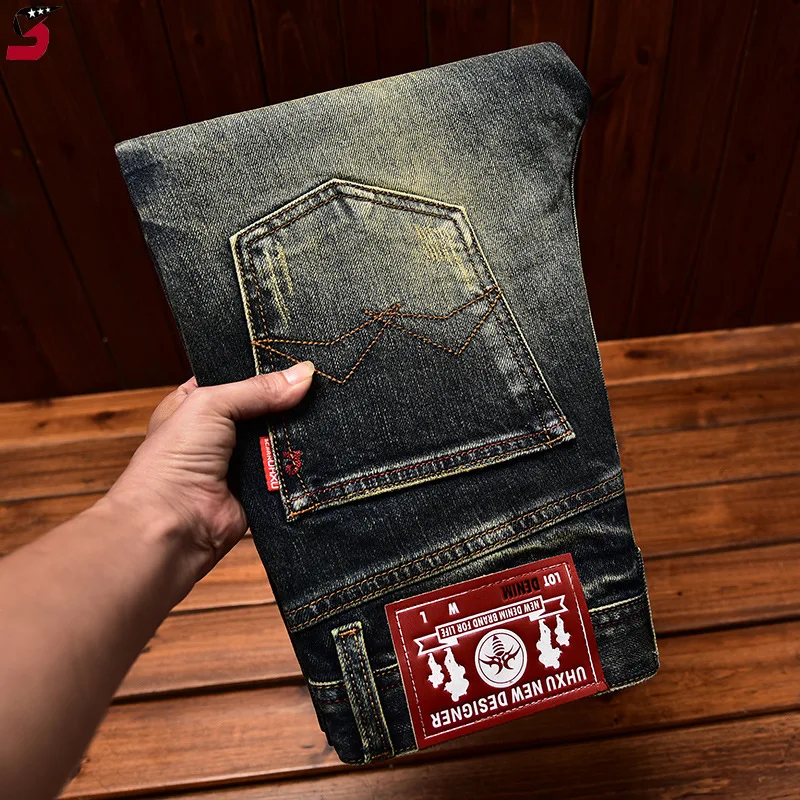 Мужские классические джинсы