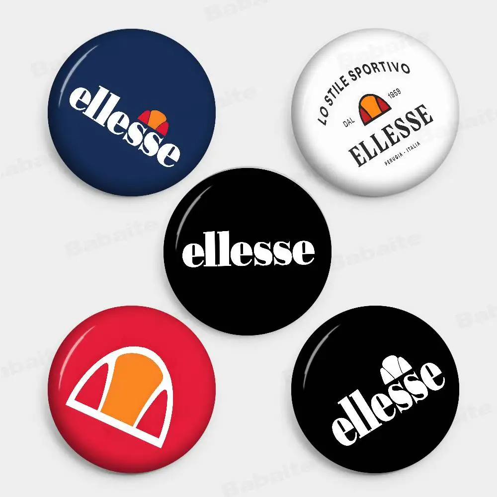 Фото Быстросохнущие креативные значки E-Ellesse из жести с мягкими кнопками, броши с животными, значки для лацканов и рюкзаков, аксессуары-значки №3