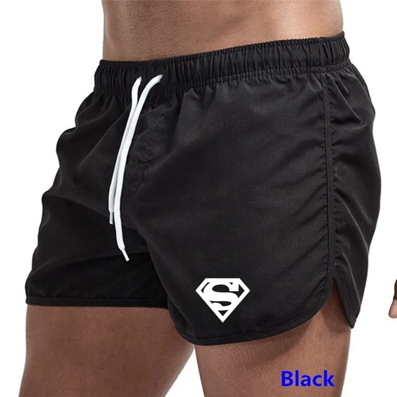 

NEW Men's Beach Shorts Summer Male Casual Loose Breathable Shorts Hot Quick Dry Shorts Men's Solid Printing Shorts Plus Size