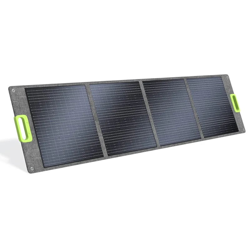 

200W Portable Solar Panel USB Ports Outdoor Emergency Backup Power Waterproof Foldable Solar Charger for Battery Phone Charger