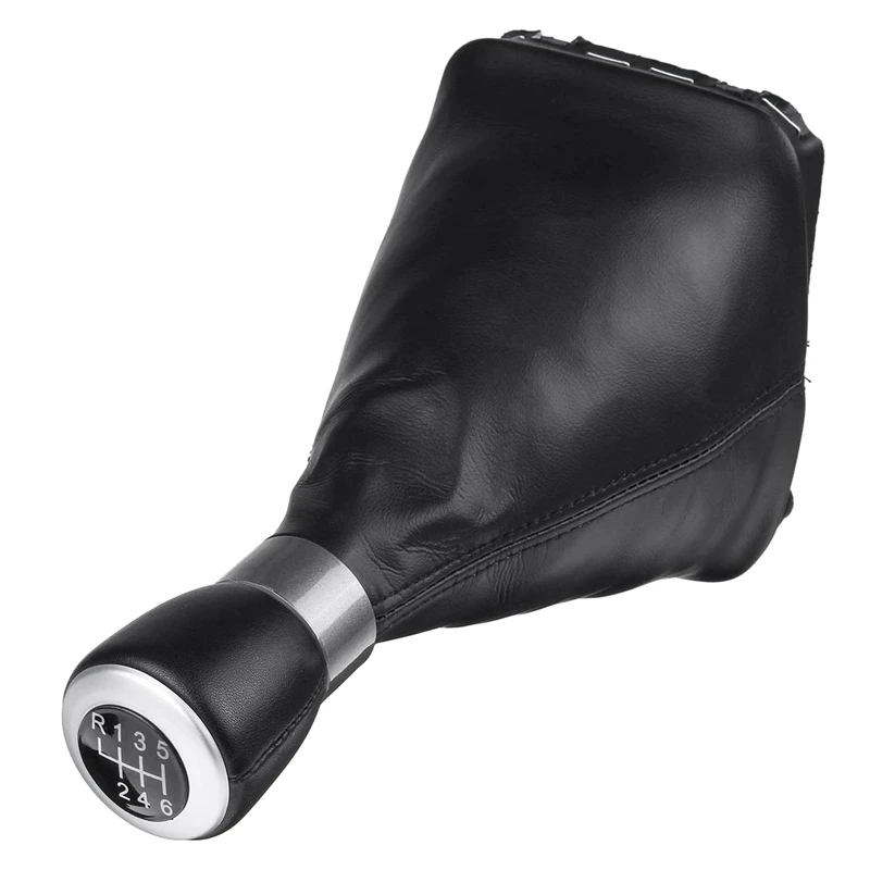 6 Speed Manual Gear Shift Knob Gaiter Boot Cover Shifter Lever For Seat Alhambra 2000-2010