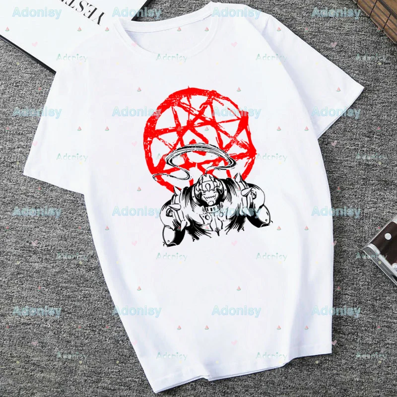 

Fullmetal Alchemist Printed T Shirt Women Graphic T-shirt Harajuku Tops Tee Cute Short Sleeve Animal Tshirt Female