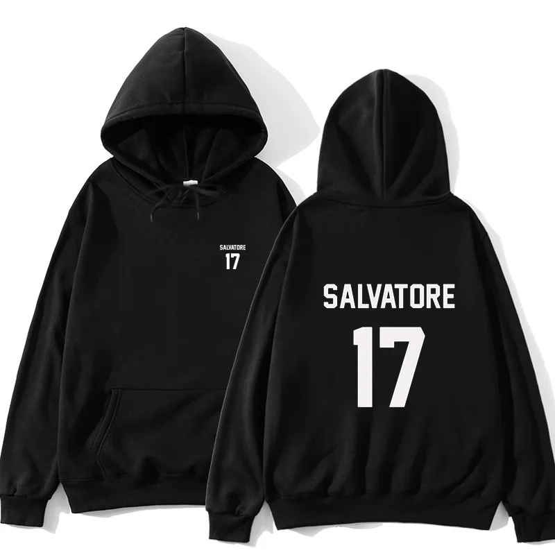

Casual Salvatore 17 Hoodie Year of Birth The Vampire Diaries Mystic Waterfall Top Pattern Hoodie Tumblr Men's Women's Hoodie