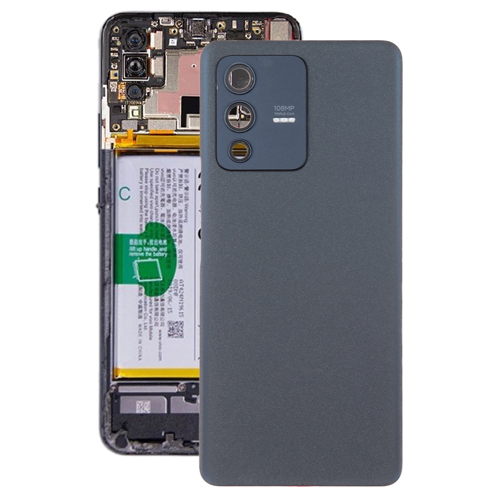 

Battery back cover with camera lens for Vivo v23 pro v2132, 100% original