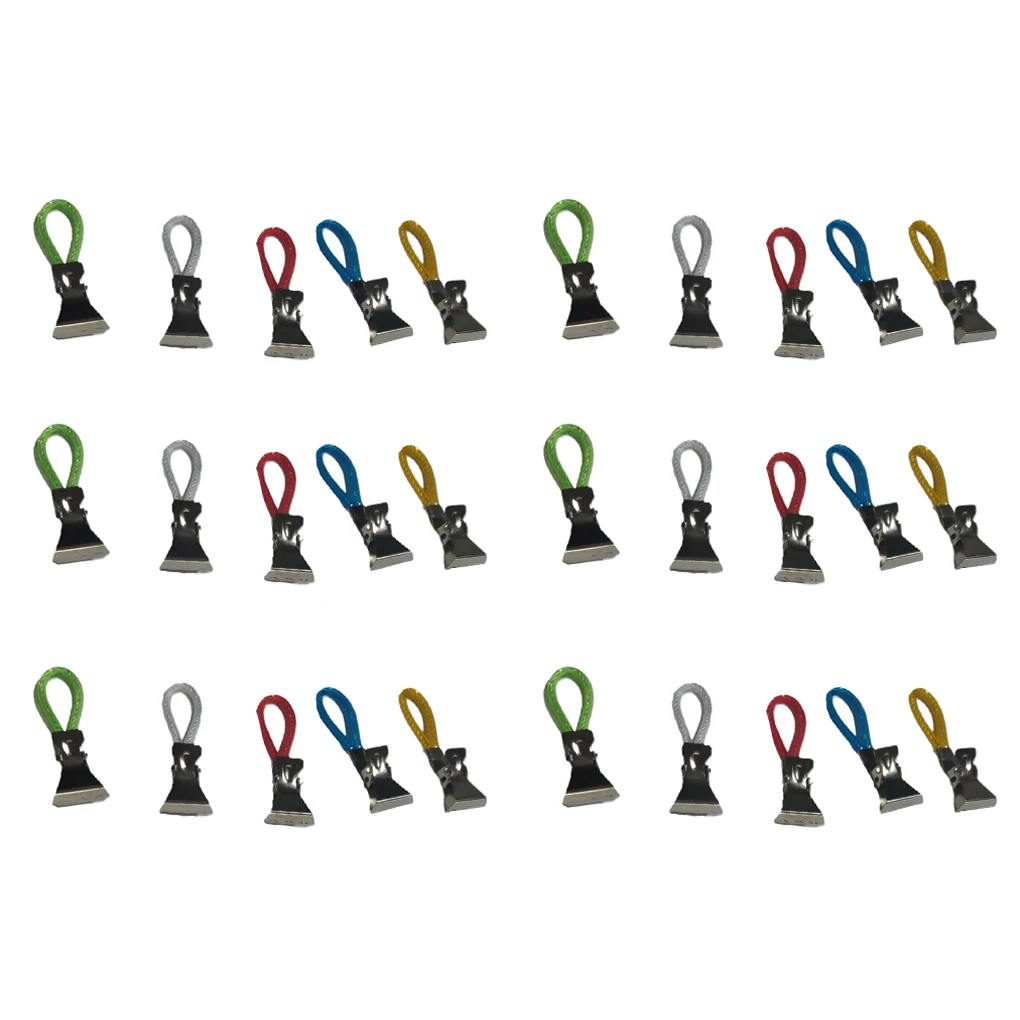 

30 Pieces Towel Clips Hanging Kitchen Clips Towel Loops Anti Slip Hook Clamp