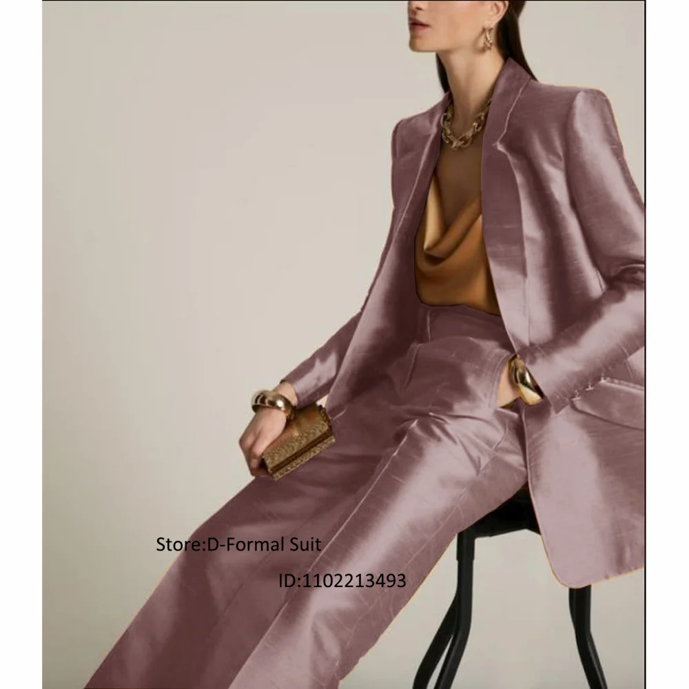 Womens Suits for Formal Women Pant Sets 2-Piece Wrought Elegant Luxurious Custom Fit Dresses Women's  Suit Woman Set Zafity