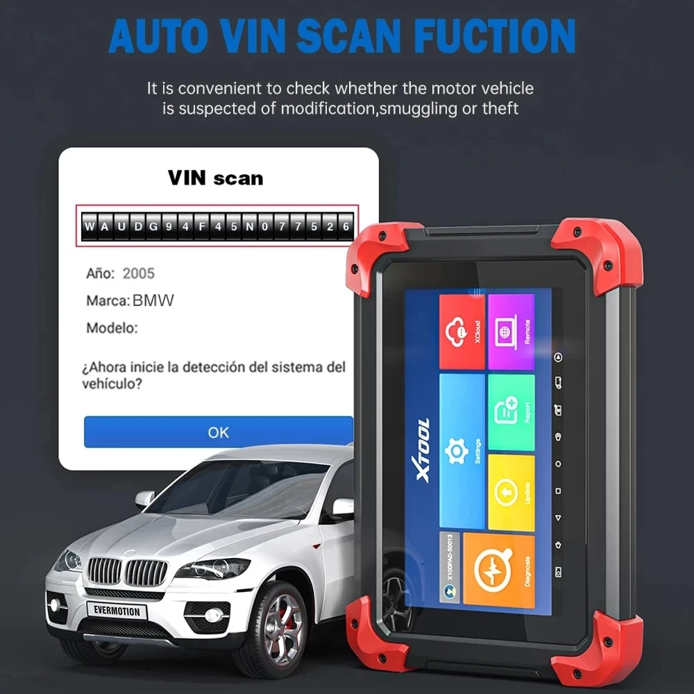 Оригинальный XTOOL X100 PAD Plus автоматический ключ программатор диагностический