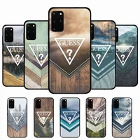 luxury guess forest geometry wood nature phone case for samsung galaxy s20lite s21 s21ultra s20 s20plus s21plus 20ultra