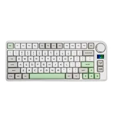 EPOMAKER 유선 무선 핫스왑 개스킷 기계식 키보드, 사무실, Win, Mac용 TH80-X 75% 레이아웃, 2.4GHz, 블루투스, USB-C