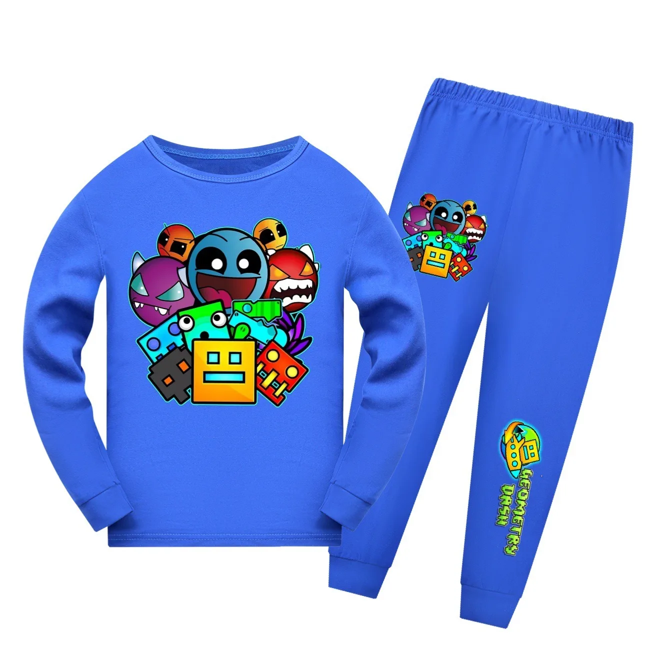 Новинка детские футболки и штаны с геометрическим рисунком пижамный комплект