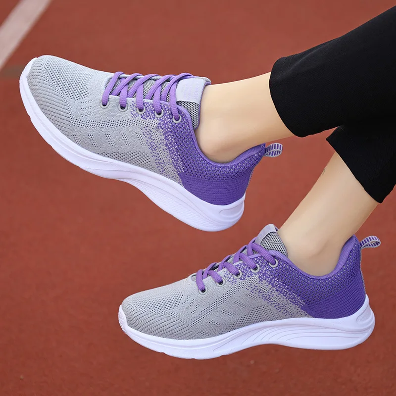 

New 2023 Spring Women Sneakers Lightweight Breathable Sport Casual Jogging Shoes Female Outdoor Running Travel Mesh Shoes