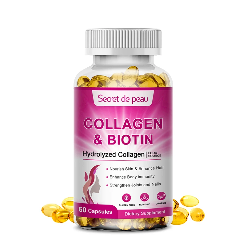 

Капсула SDP, с коллагеном, противовозрастная, для ухода за волосами, кожей, костями, ногтей, для мужчин и женщин