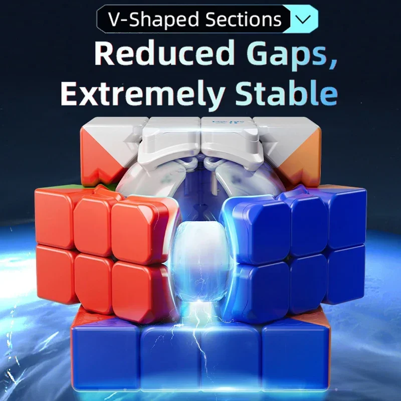 MOYU 4x4 Cube AOSU V7 Магнитный Magic 4x4x4 Профессиональная скоростная головоломка Детская