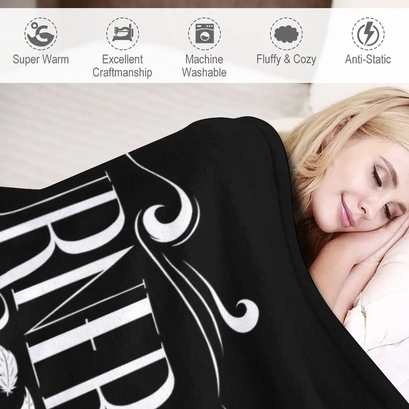 Не плачут. Одеяло без похорон накидка с рисунком винтажная на диван мягкие