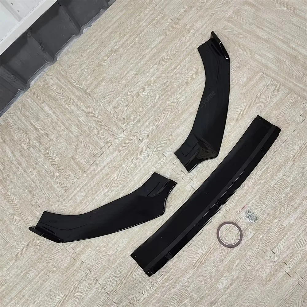 

Для Audi S3 8P A3 S-Line FL 2008-2013 Лифт Автомобильный передний бампер Губный спойлер Сплиттер Диффузор ABS Глянцевый черный Bodykits Тюнинг