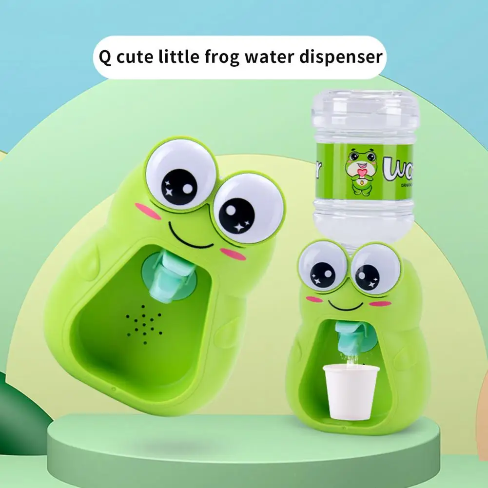 

Pretend Play Dispenser Useful Light Fun Cute Frog Water Dispenser Toy Child Toys