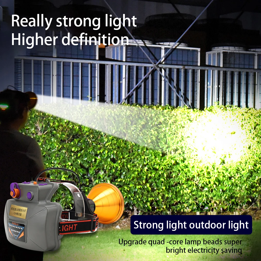 

Headlamp Fishing Head Torch Portable Emergency Bright Lantern Lamp