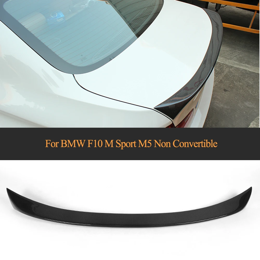 

5 Series Carbon Fiber Rear Trunk Boot Lip Wing Spoiler For BMW F10 M Sport M5 2012-2016 Non Convertible 525i 528i 535i 550i