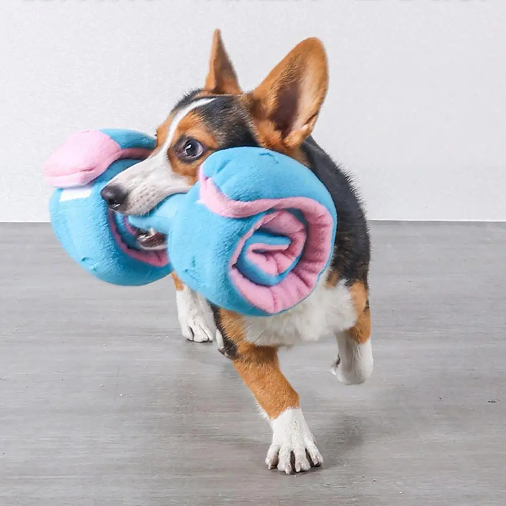 

Pet Dog Dumbbell Toys Cat Dog Educational Tibetan Food Toys Pet Sports Training Supplies Kitten Puppy Chew Toys Pet Accessories