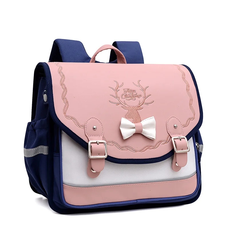 School Bags Girls Orthopedic Backpack Cute Waterproof SchoolBag for Teenage Flip Book Bag Student Grade 1-3 Mochilas Infantil