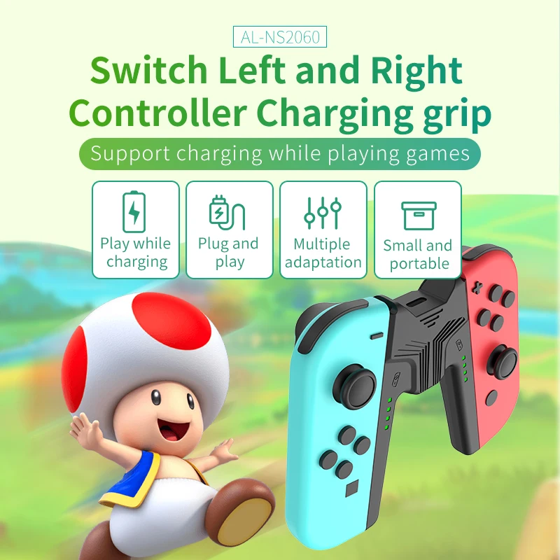 

Switch Joycon Handle Gaming Controller for Game Charging Grip Bracket Grip Charging Station Nintendo Switch for Accessories