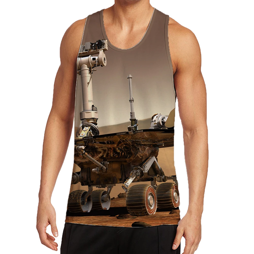 Майка мужская с принтом Луны земли облака туманности 3 D |