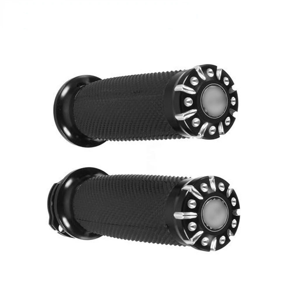 

Подходит для Halley XL883/XL1200 48 Универсальный 25 калибр мм ручка резиновая Корона принц Модифицированная крышка ручки
