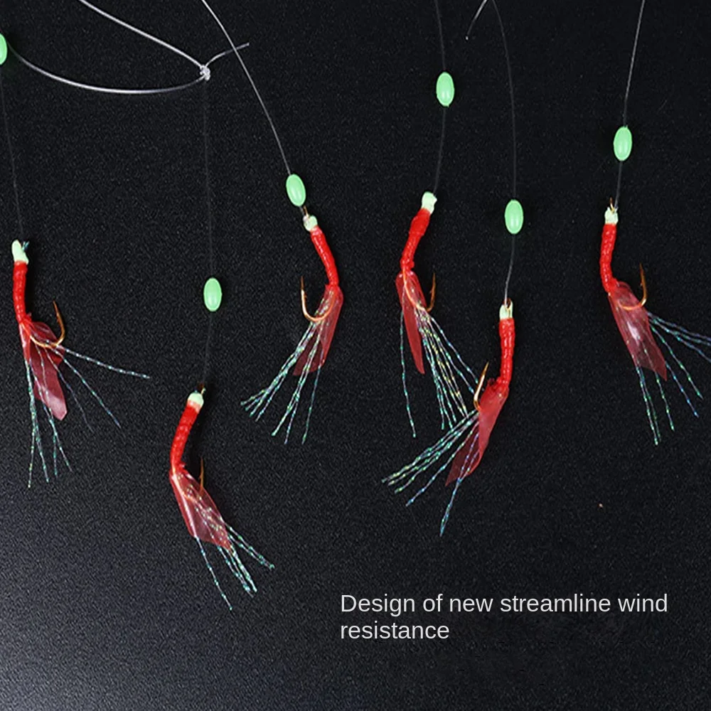 6 шт. рыболовные крючки для морской и пресноводной рыбалки