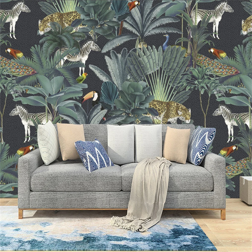 Фотообои на заказ в стиле ретро животные средневековые винтажные настенные