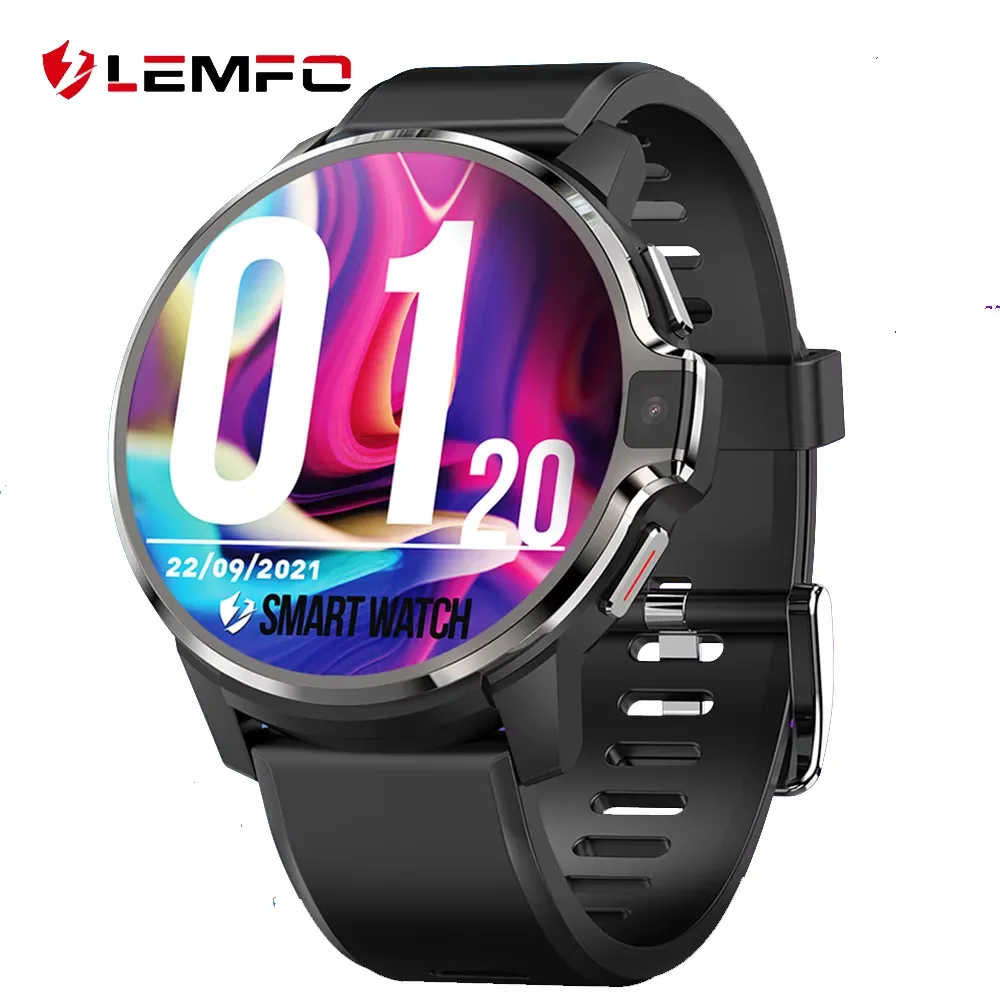 

LEMP 4G Android 9.1 Dual System 4G 128GB LTE 4G GPS 1050 Man Smartwatch 2021 Dual Camera for Men