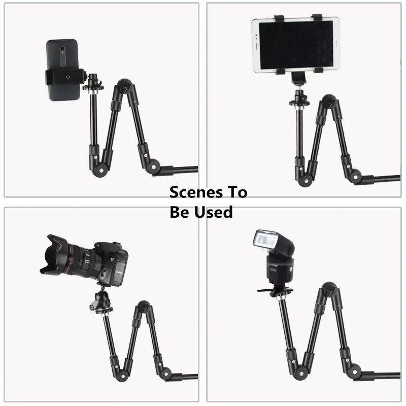 Магический шарнирный кронштейн 25 &quot32&quot стойка светильник с зажимом съемный