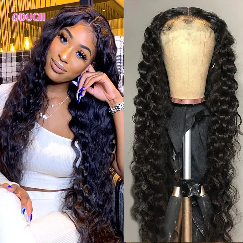 

Loose Wave Lace Front Human Hair Wigs For Women 13x4 HD Lace Frontal Deep Wavy Wig 4x4 Lace Closure Human Wig Brazilian Remy Wig
