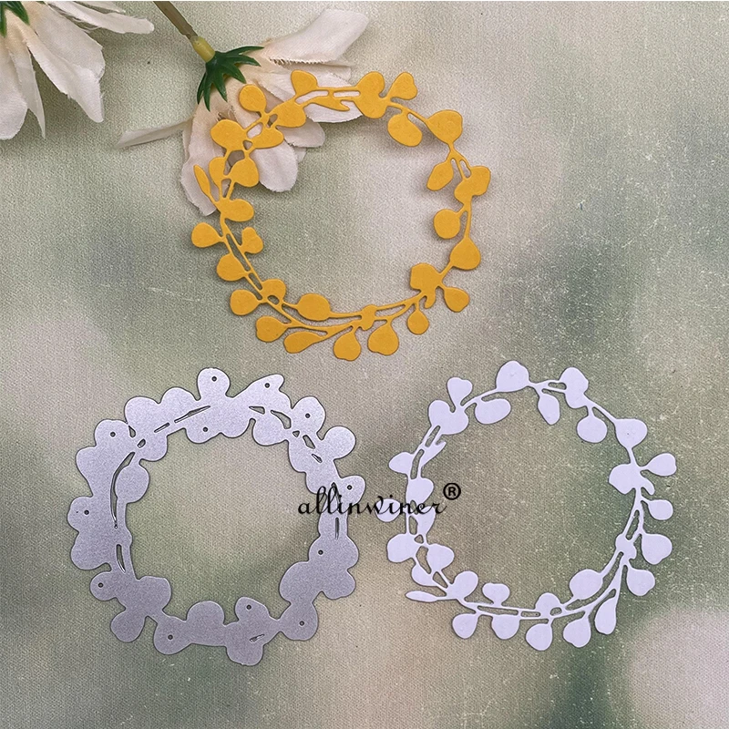 

Трафареты для резки фруктов, Листьев, колец, венков, металлические штампы, трафареты для «сделай сам», скрапбукинг, декоративное тиснение, ручная работа, штамповочный шаблон