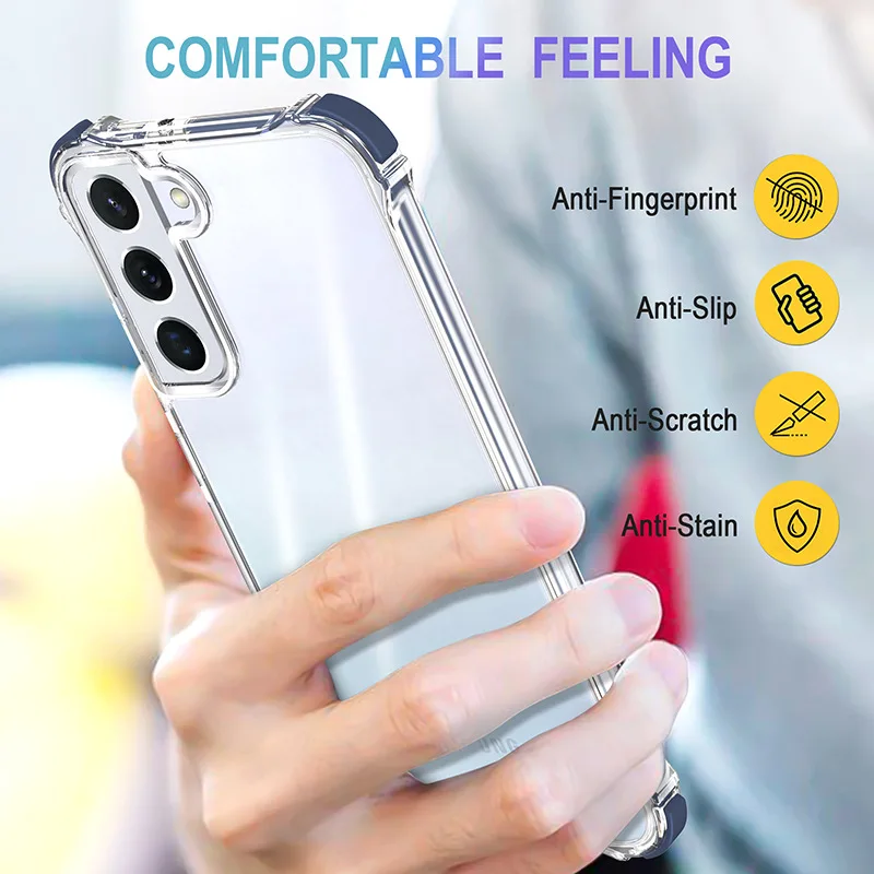 Радужный прозрачный полноразмерный чехол подходит для Samsung S22 S22pro ультратонкий противоударный Универсальный фоточехол (art.: 3920beaf32dc7) - 3920beaf32dc7
